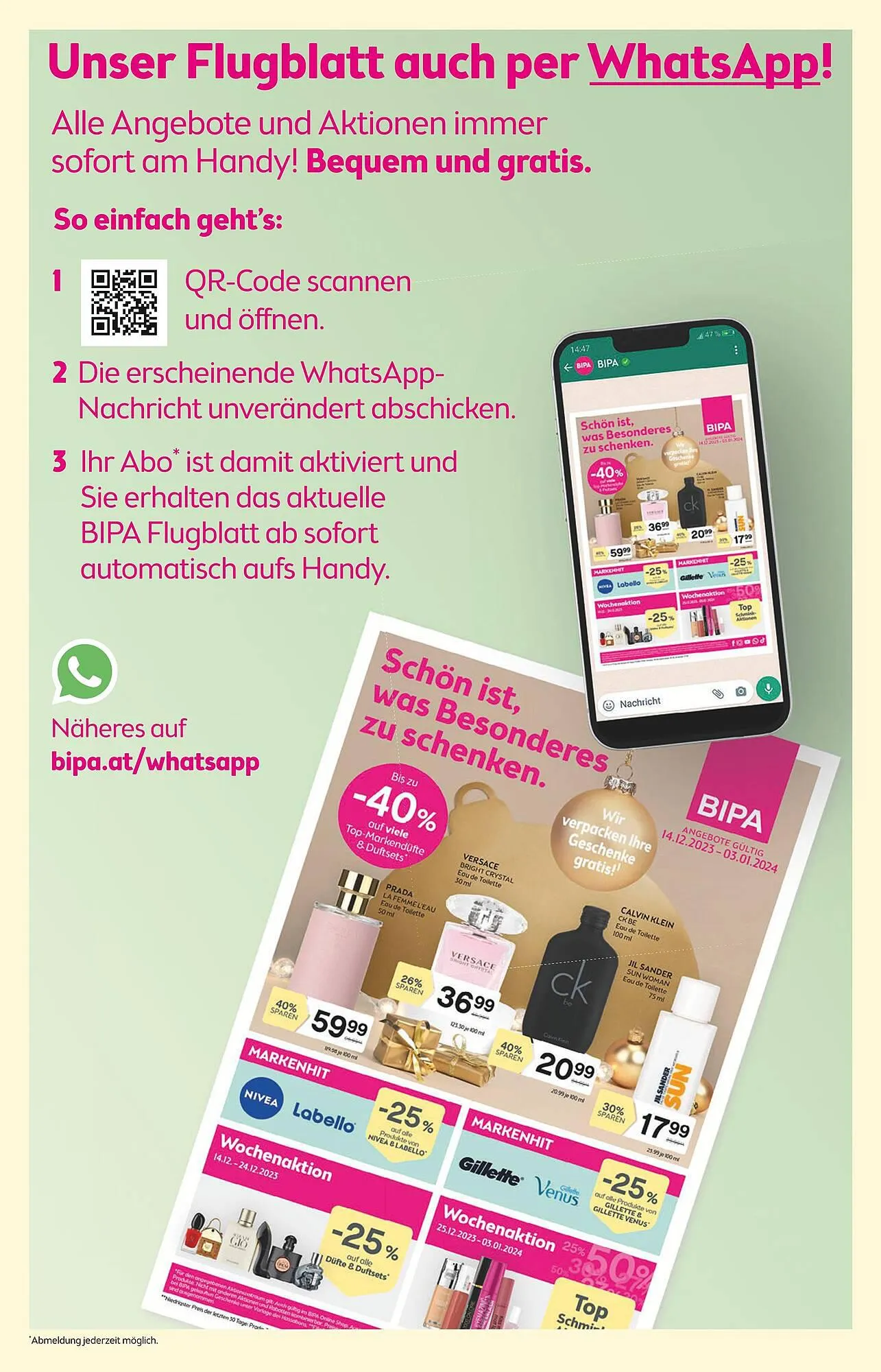 Bipa Flugblatt von 14. Dezember bis 3. Jänner 2024 - Flugblätt seite  15