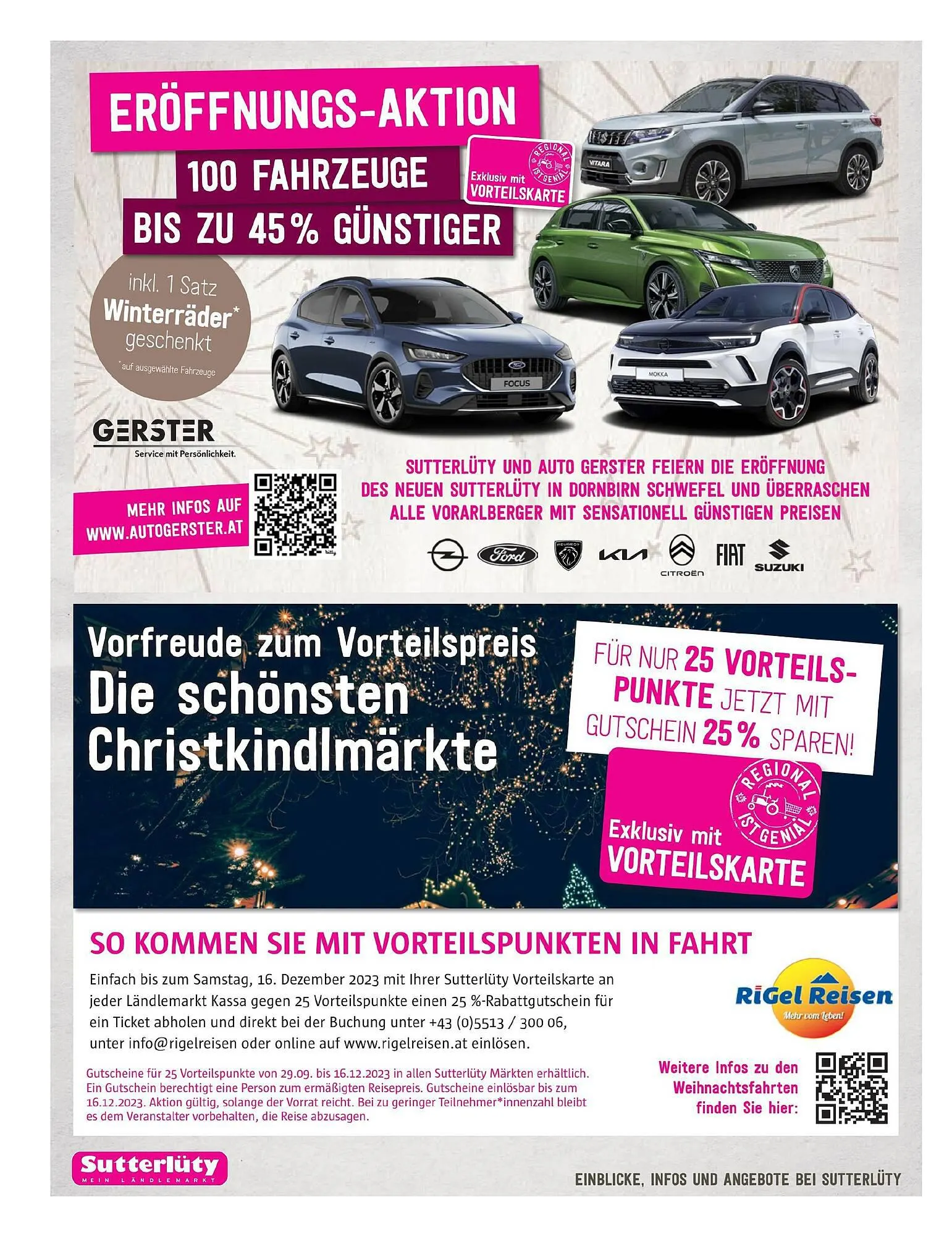 Sutterlüty Flugblatt von 30. November bis 5. Dezember 2023 - Flugblätt seite 18