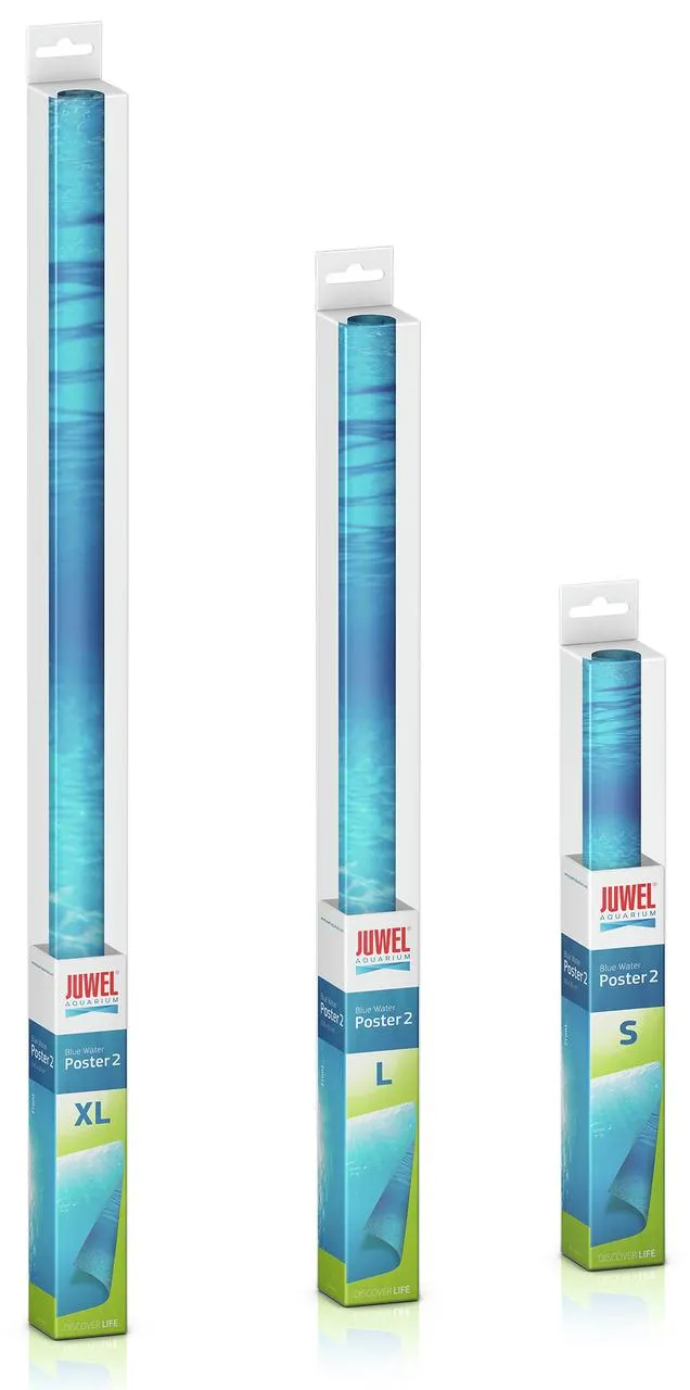 JUWEL Poster L Wasserblau 100 x 50 cm