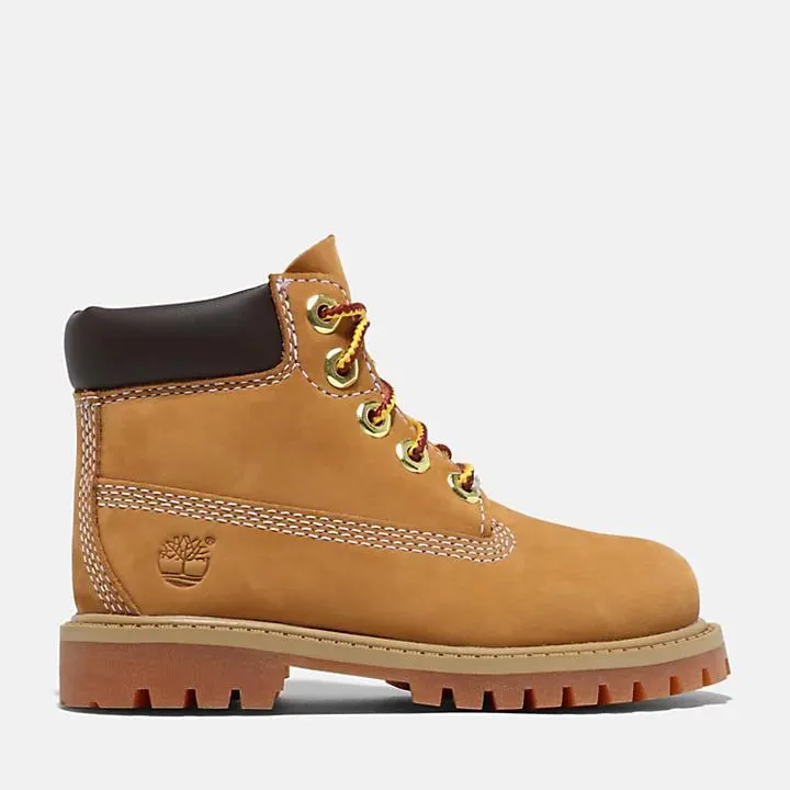 Wasserdichter Timberland® Premium 6-Inch Boot für Kleinkinder in Gelb