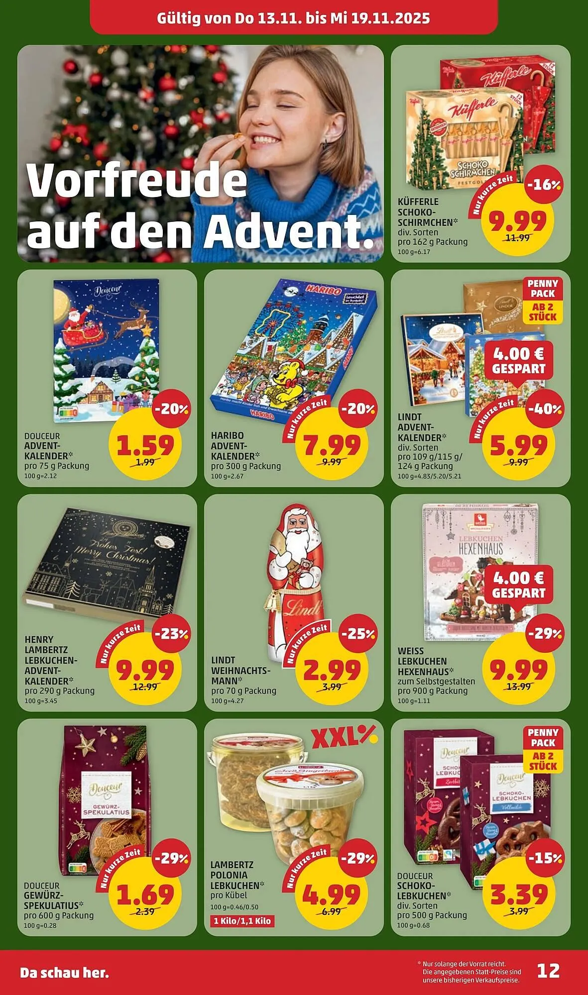 PENNY Flugblatt von 13. November bis 19. November 2025 - Flugblätt seite 12