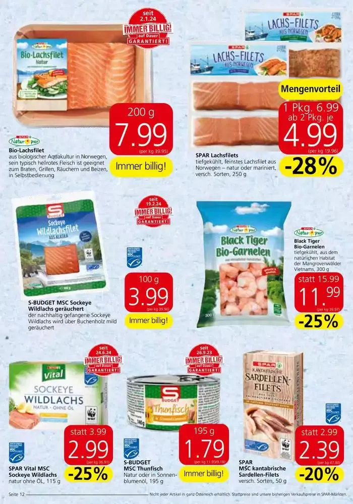 Spar flugblatt von 2. Oktober bis 16. Oktober 2024 - Flugblätt seite  12