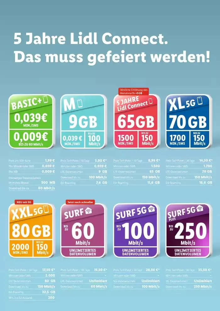 Sonderflyer Jubiläumstarif von 5. Dezember bis 26. Februar 2025 - Flugblätt seite 2