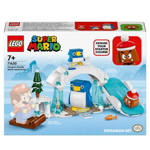 LEGO® Super Mario 71430 Schneeabenteuer mit Familie Pinguin - Erweiterungsset