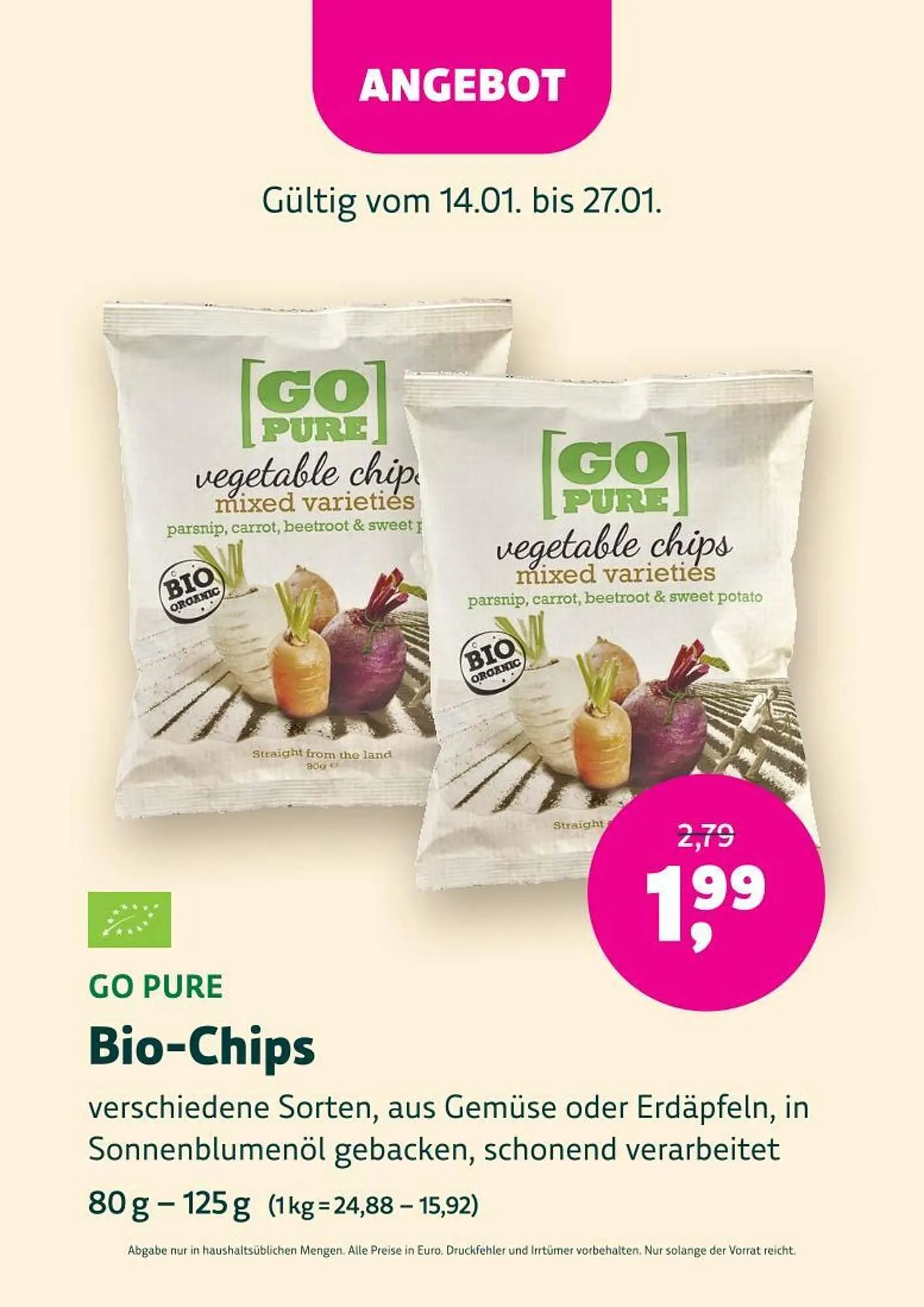 Denn's Biomarkt Flugblatt von 14. Jänner bis 27. Jänner 2026 - Flugblätt seite  62