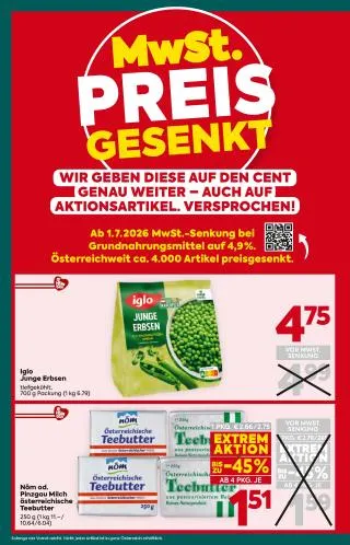 BILLA PLUS Flugblatt von 1. Juli bis 8. Juli 2026 - Flugblätt seite  8