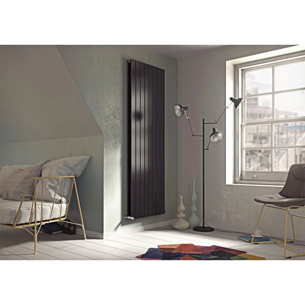 Ximax Raumheizkörper P1 Duplex 1800 x 595 mm 1576 Watt Anthrazit