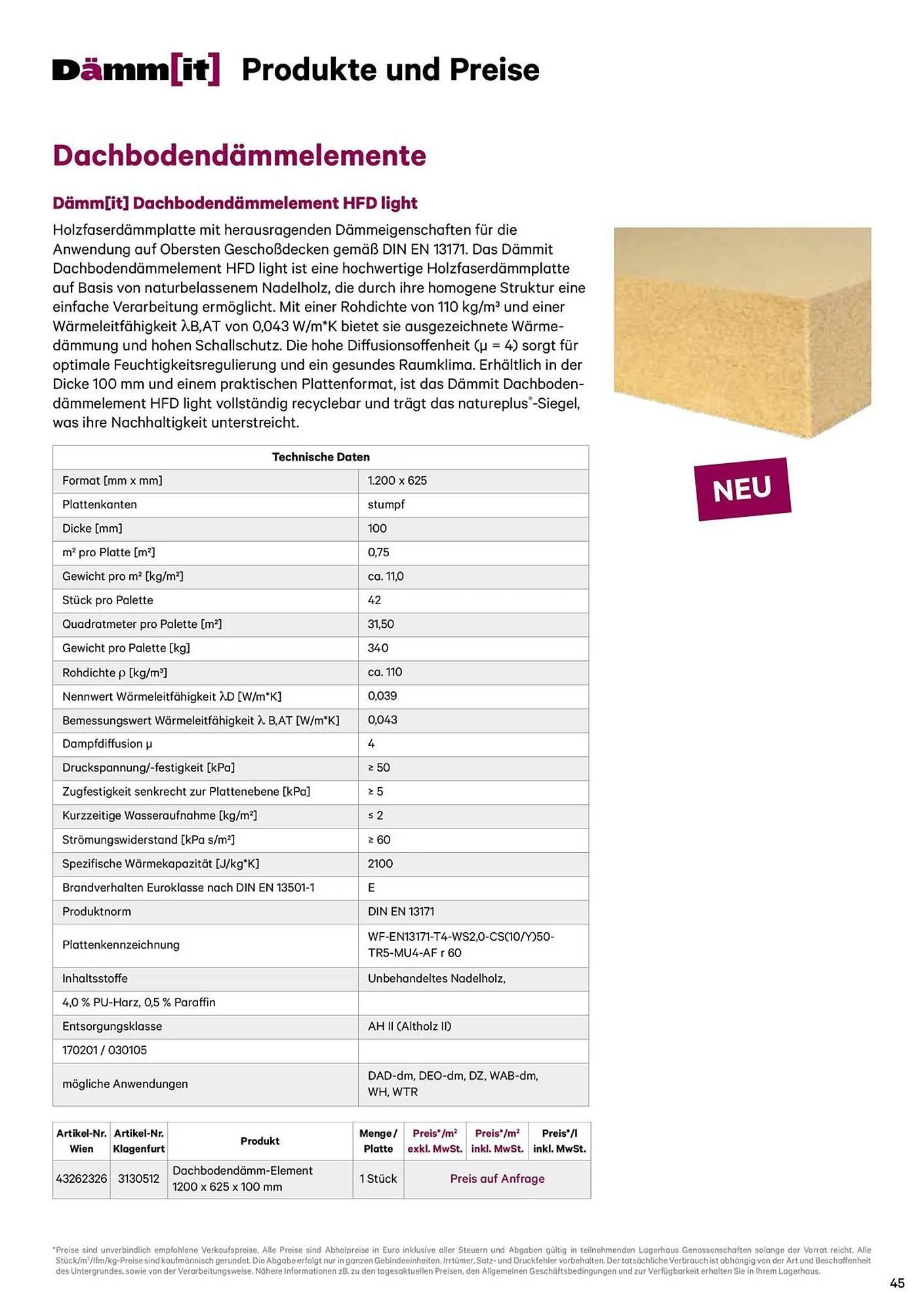 Lagerhaus Graz Land Flugblatt von 22. März bis 31. Dezember 2025 - Flugblätt seite  45