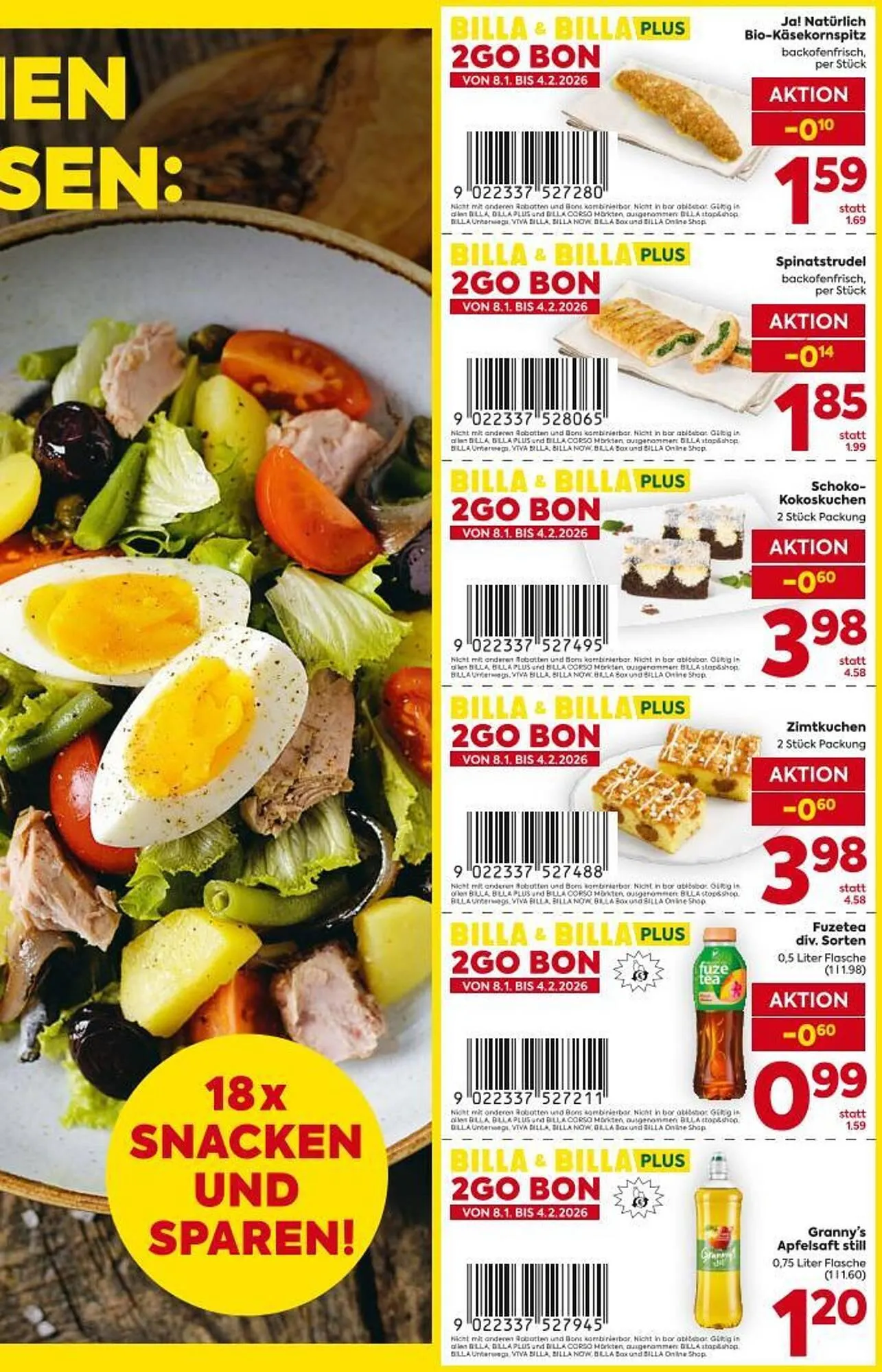 Billa Corso Flugblatt von 8. Jänner bis 14. Jänner 2026 - Flugblätt seite  3