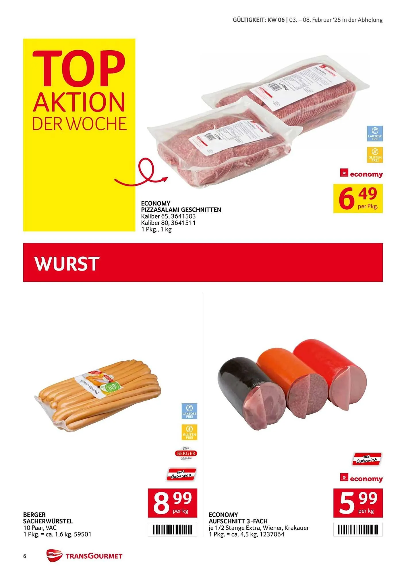 Transgourmet Flugblatt von 3. Februar bis 9. Februar 2025 - Flugblätt seite  5