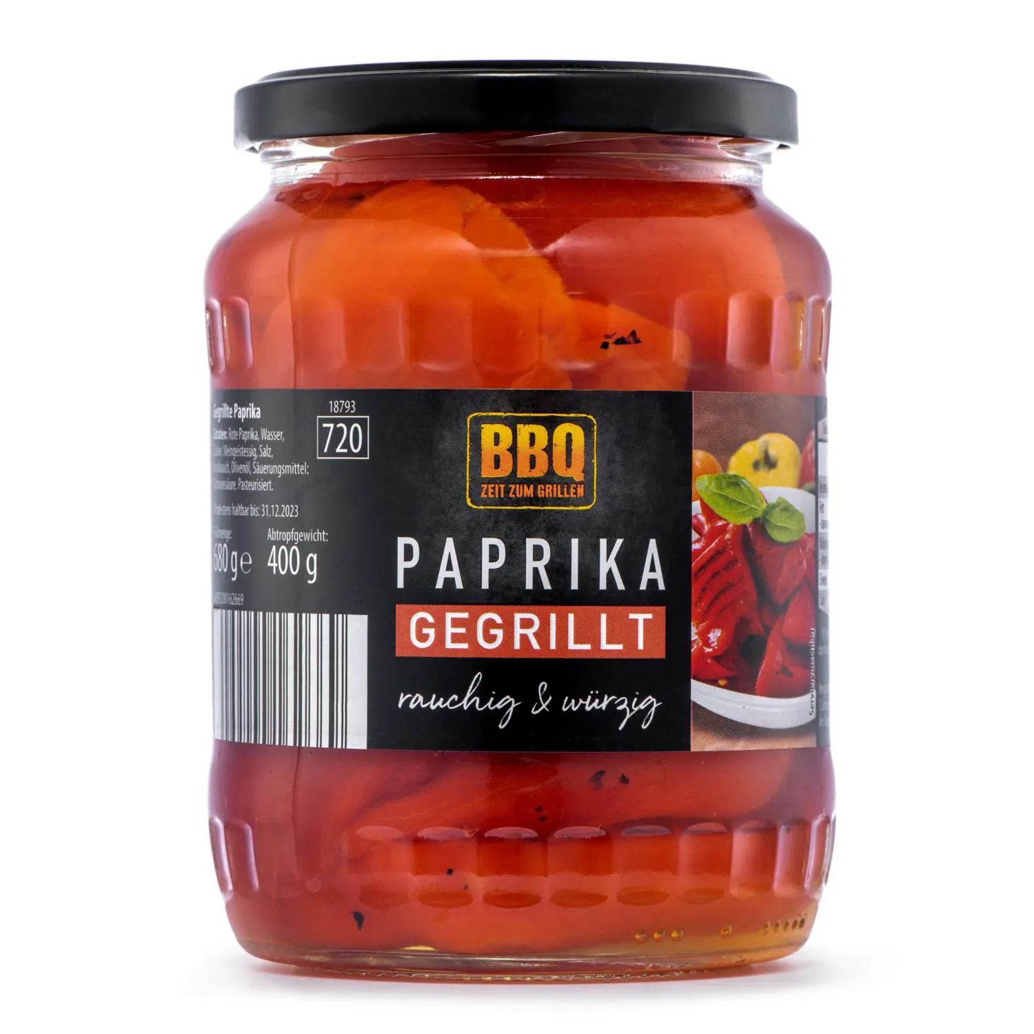 BBQ Paprika gegrillt
