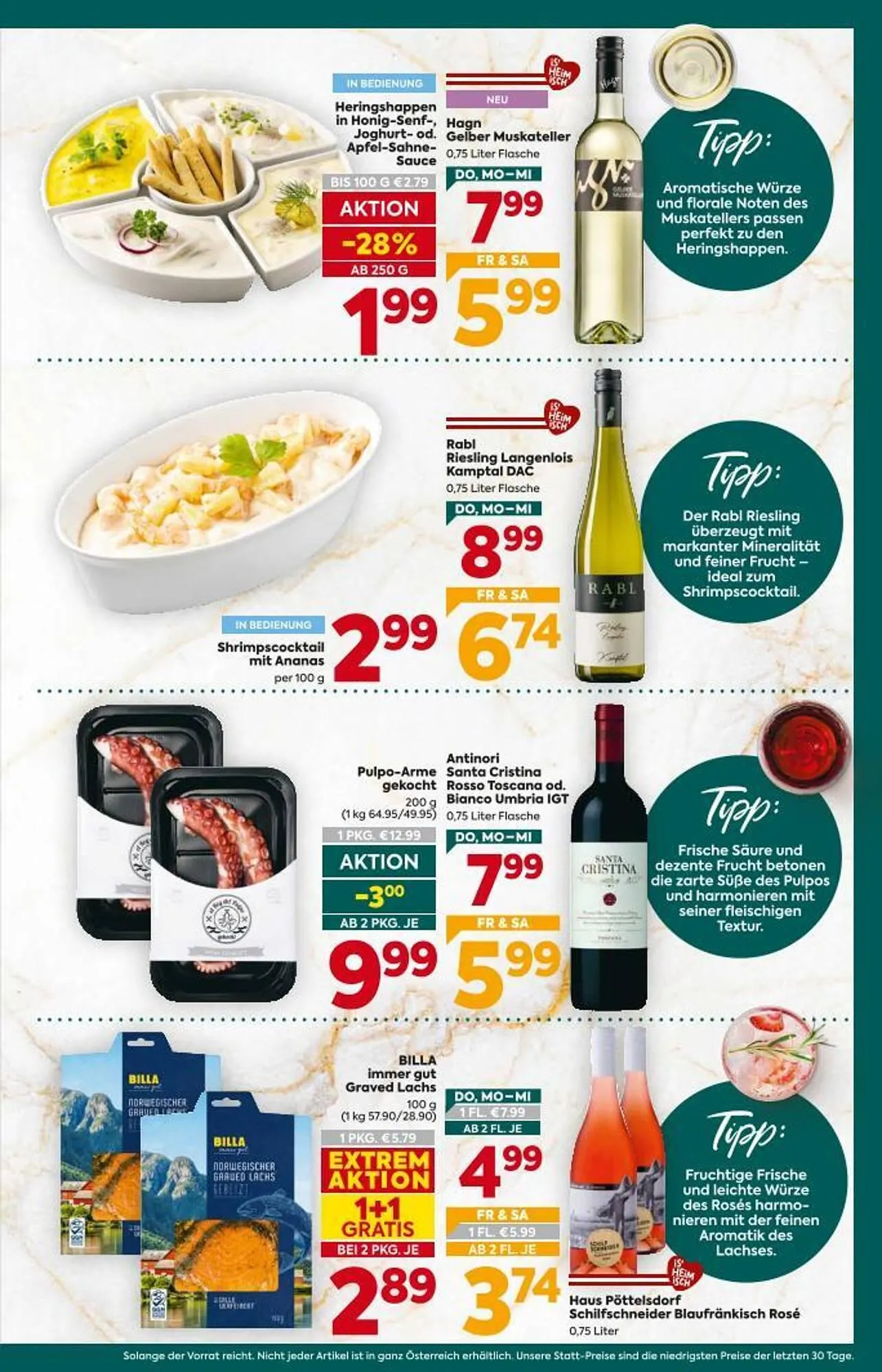 Billa Corso Flugblatt von 15. Jänner bis 21. Jänner 2026 - Flugblätt seite 9