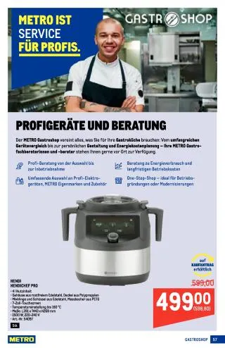 METRO Flugblatt Food - Profi von 11. Juni bis 24. Juni 2026 - Flugblätt seite 57