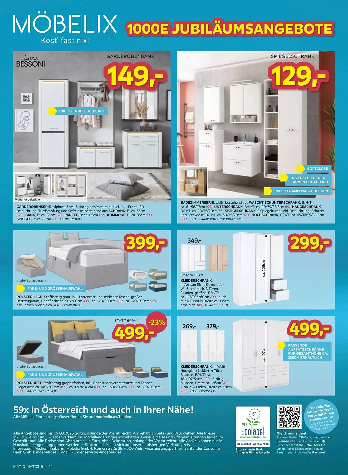 Möbelix Prospekt von 3. März bis 9. März 2026 - Flugblätt seite 12