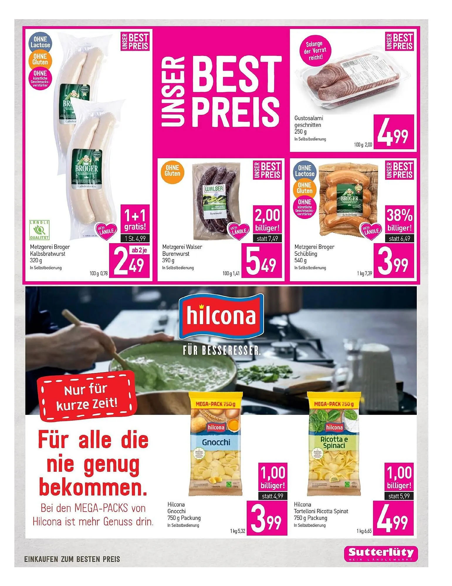 Sutterlüty Flugblatt von 7. Dezember bis 12. Dezember 2023 - Flugblätt seite 9