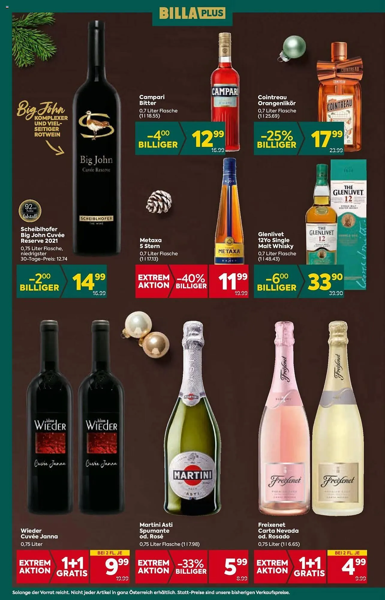 Billa Flugblatt von 7. Dezember bis 13. Dezember 2023 - Flugblätt seite 18