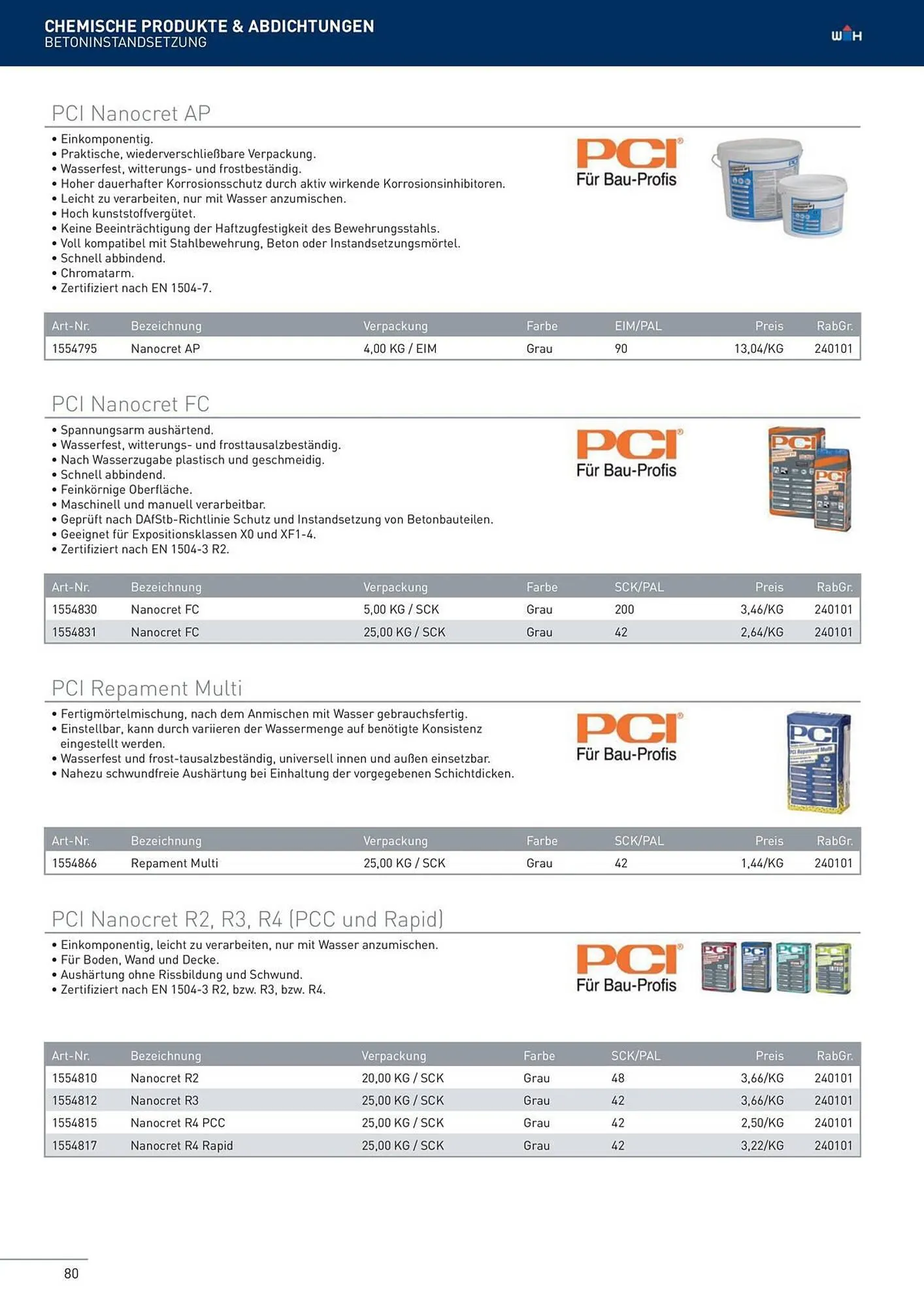 Würth Flugblatt von 22. Februar bis 31. Dezember 2024 - Flugblätt seite 80