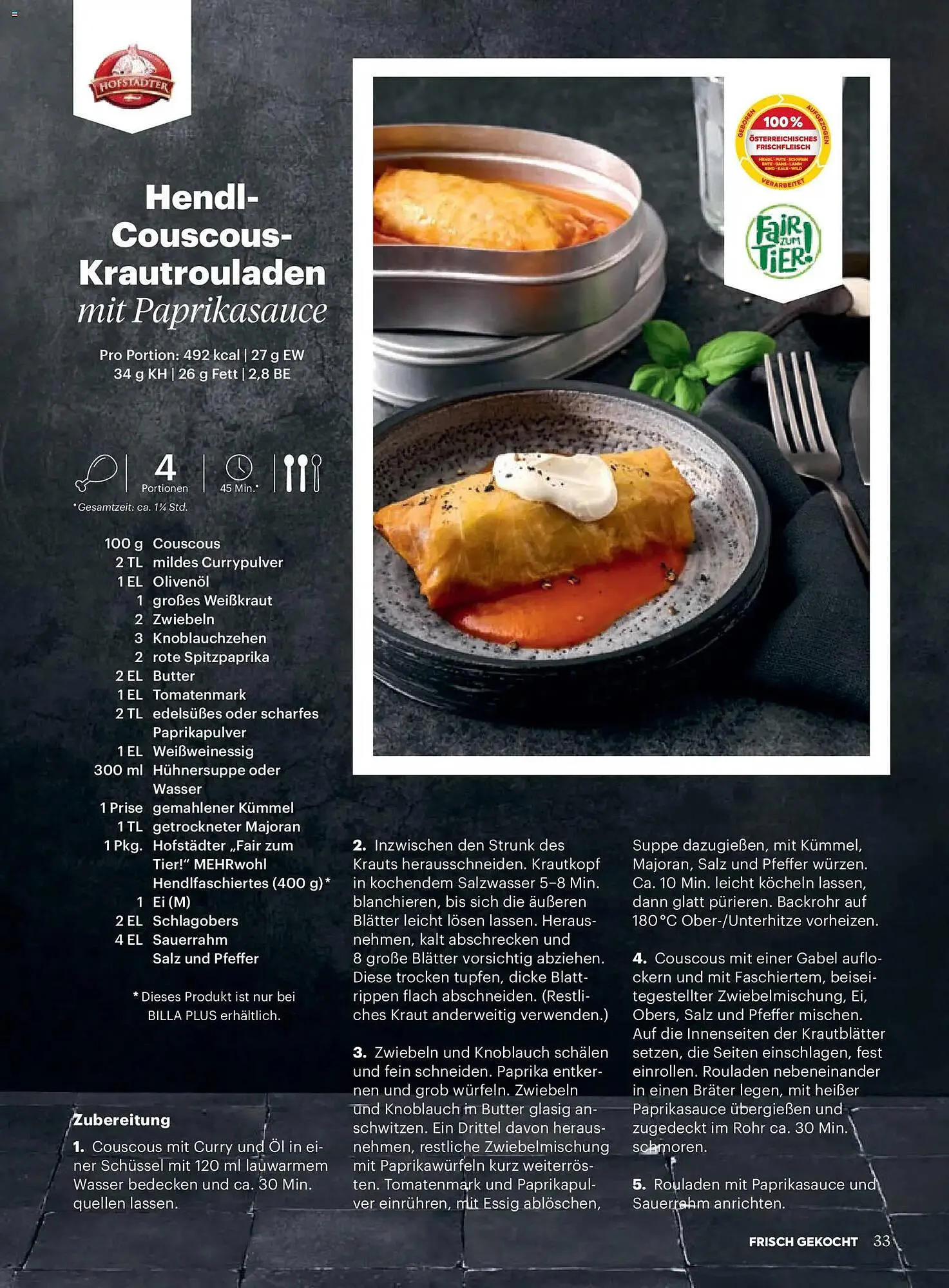 Billa Flugblatt von 1. Jänner bis 28. Februar 2026 - Flugblätt seite 29