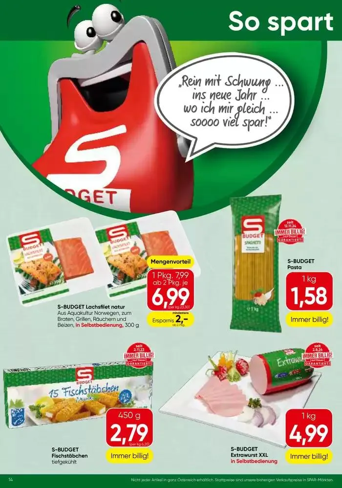 Exklusive Deals für unsere Kunden von 8. Jänner bis 15. Jänner 2025 - Flugblätt seite 14