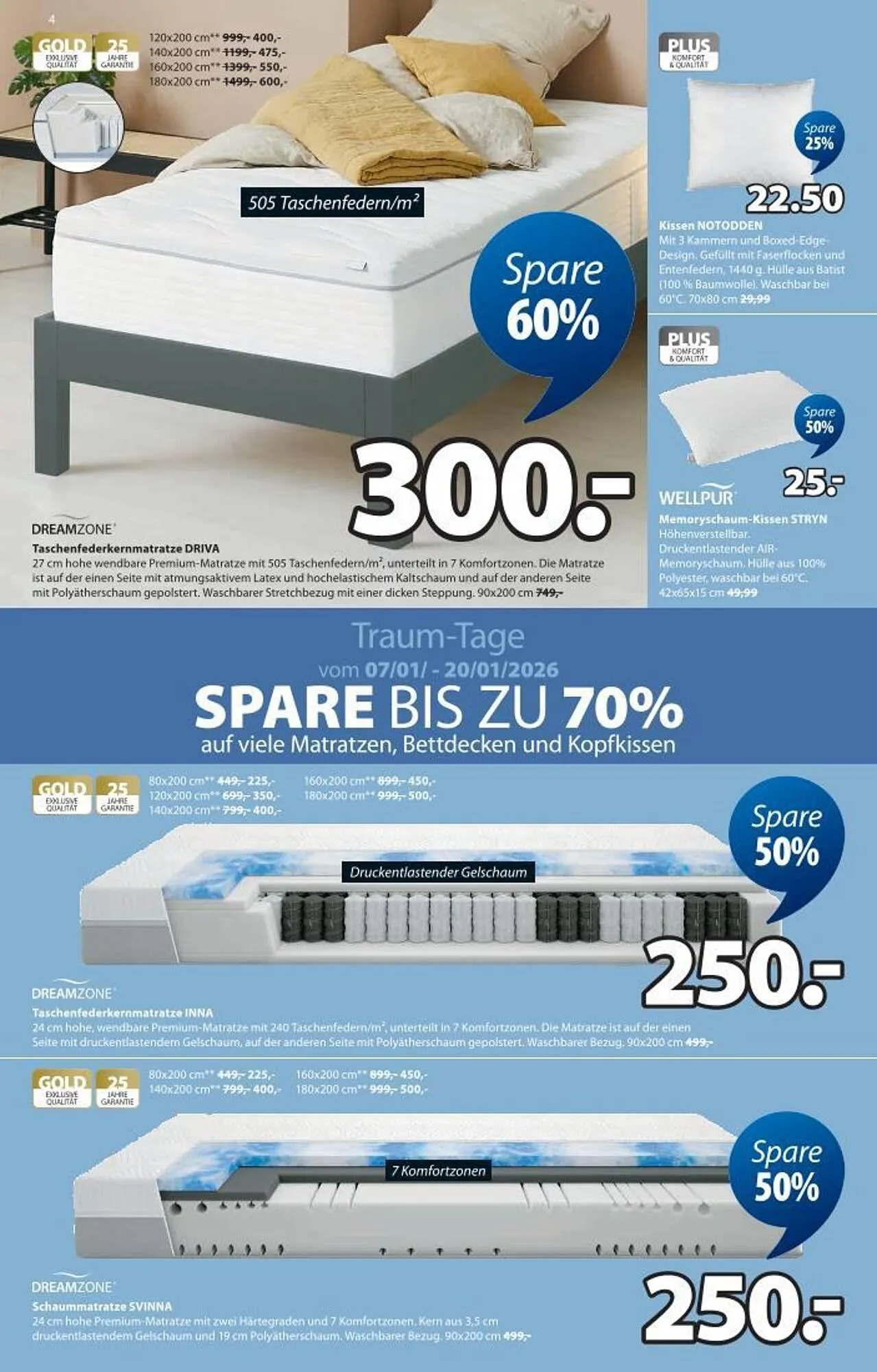 JYSK Flugblatt von 2. Jänner bis 10. Februar 2026 - Flugblätt seite 4