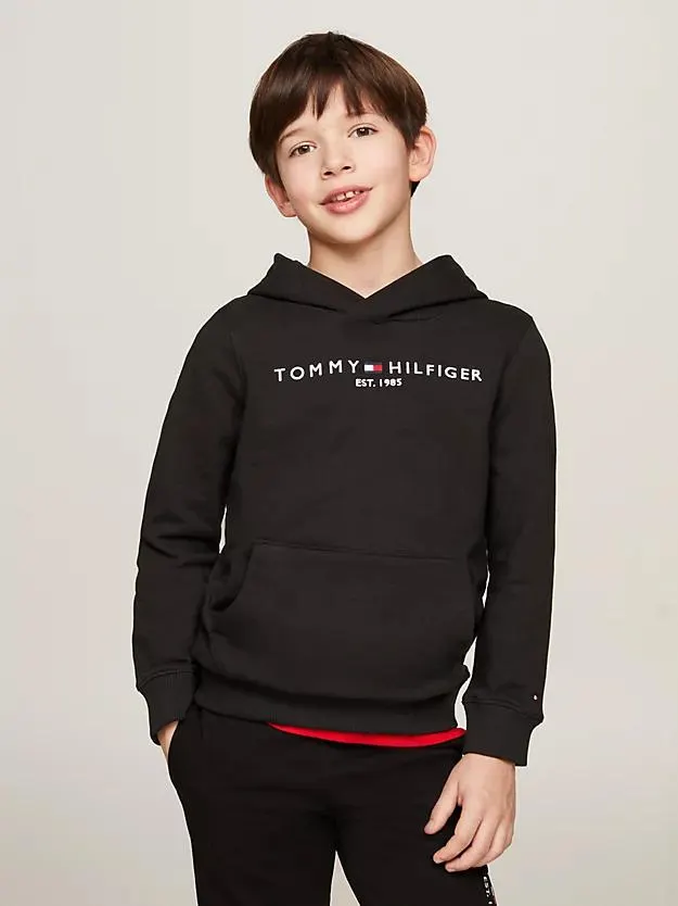 Essential Logo-Hoodie aus Bio-Baumwolle