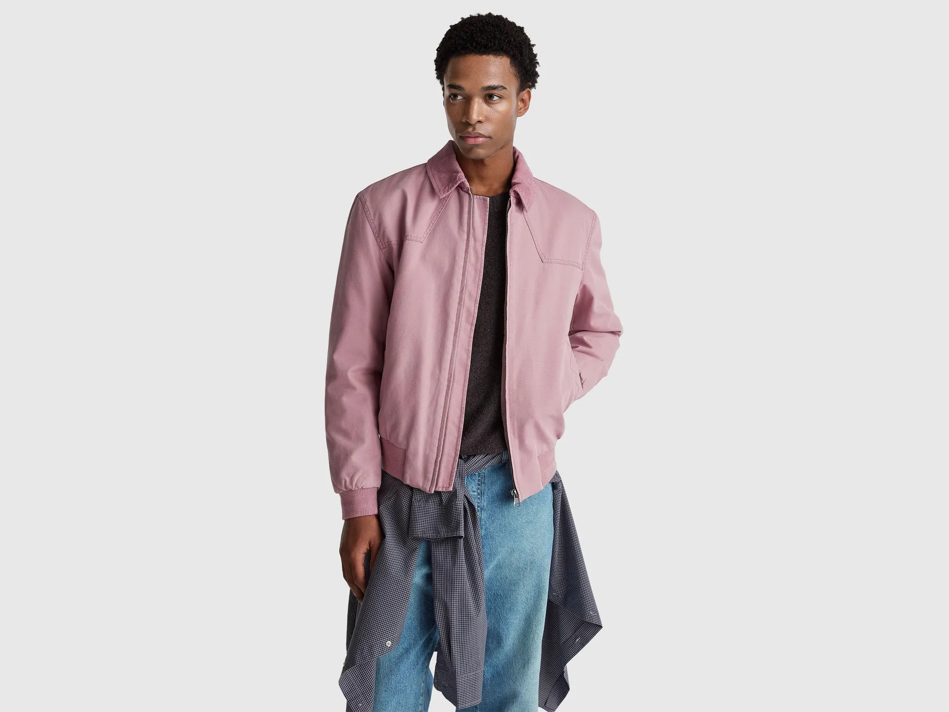 Wattierte Jacke aus reiner Baumwolle