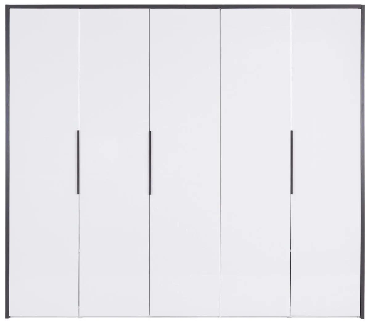 Drehtürenschrank 250 cm Lucca Weiß
