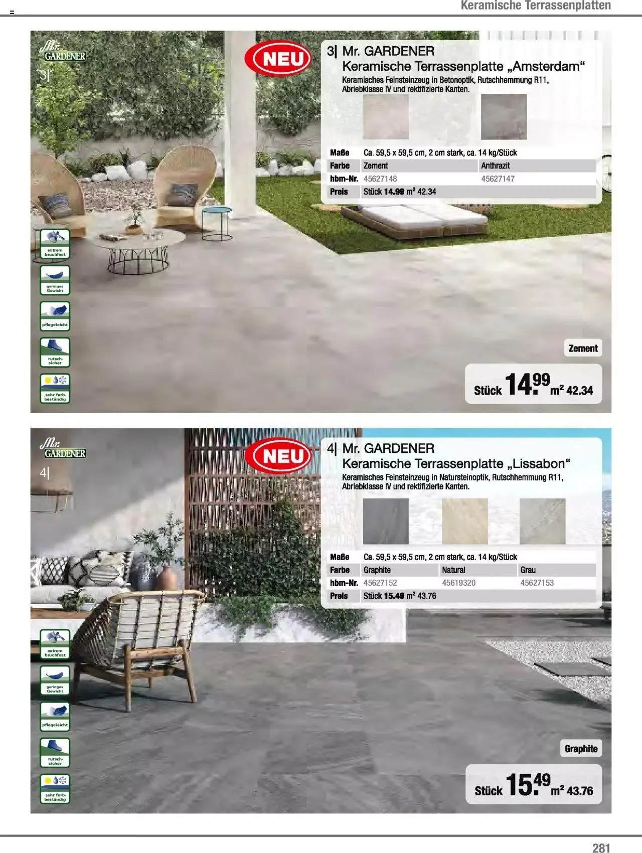 Hagebau Gartenjahr 2023 von 7. März bis 31. Dezember 2023 - Flugblätt seite  281