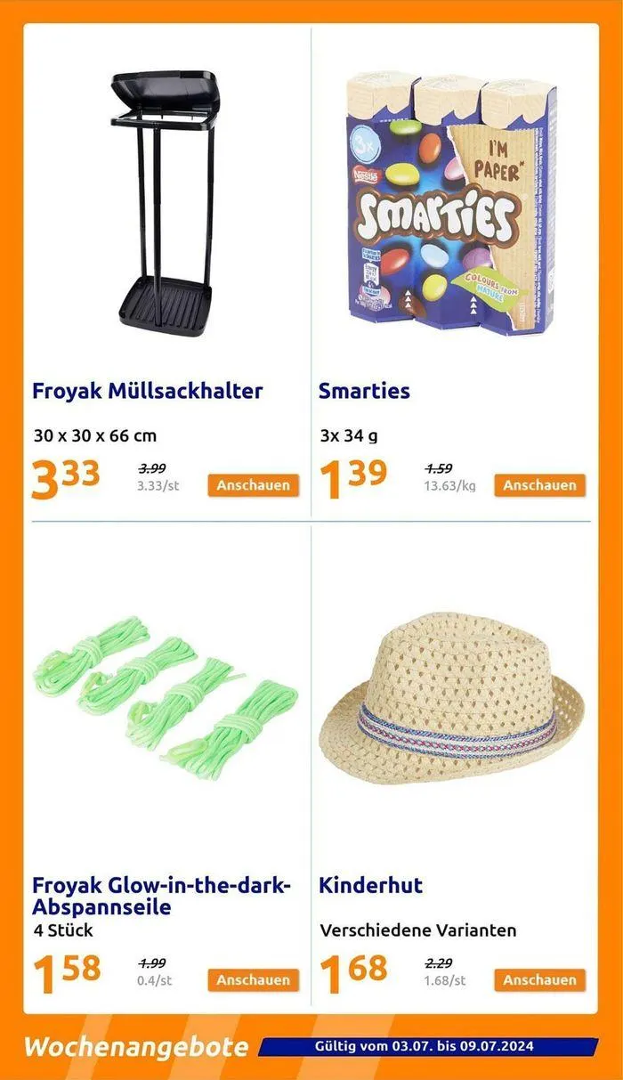 Action Flugblatt Bis 09.07.2024 von 4. Juli bis 18. Juli 2024 - Flugblätt seite 6