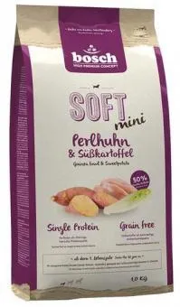 bosch SOFT mini mit Perlhuhn, Süßkartoffel für Hunde 1 kg
