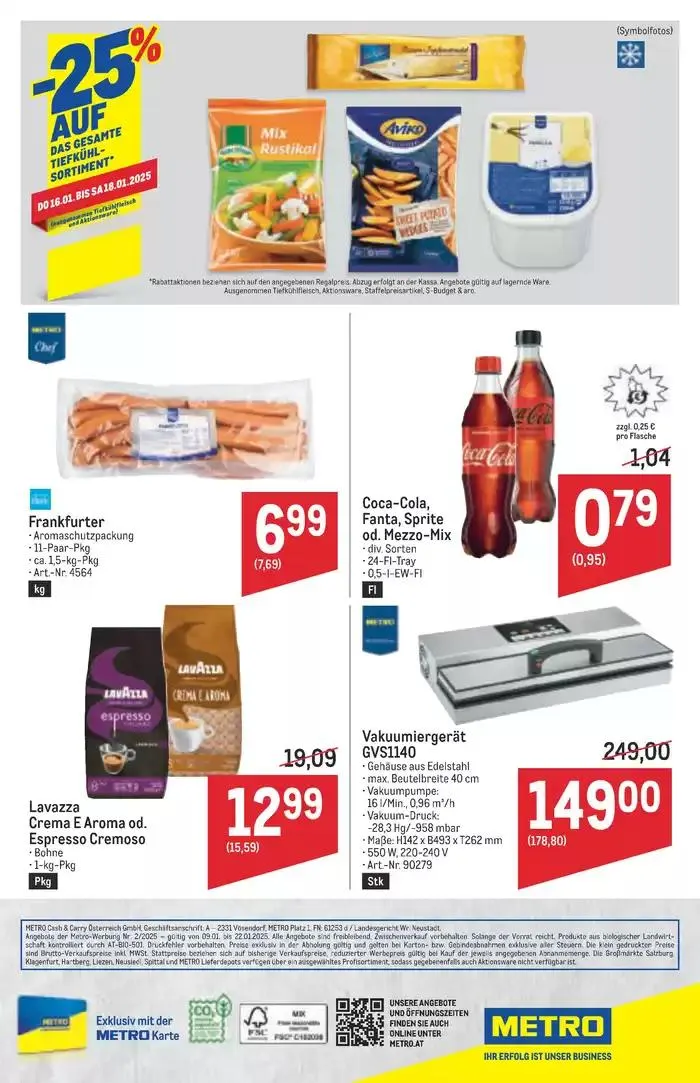 Top-Angebote für Sparfüchse von 8. Jänner bis 22. Jänner 2025 - Flugblätt seite 40