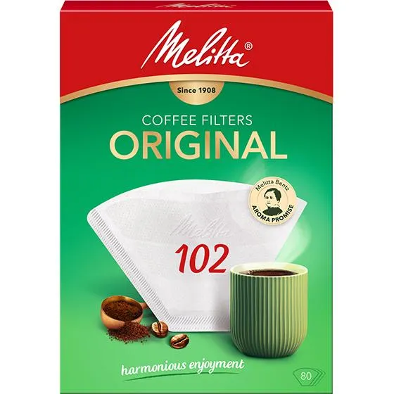 Melitta® Original, 102®, weiß, 80 St.