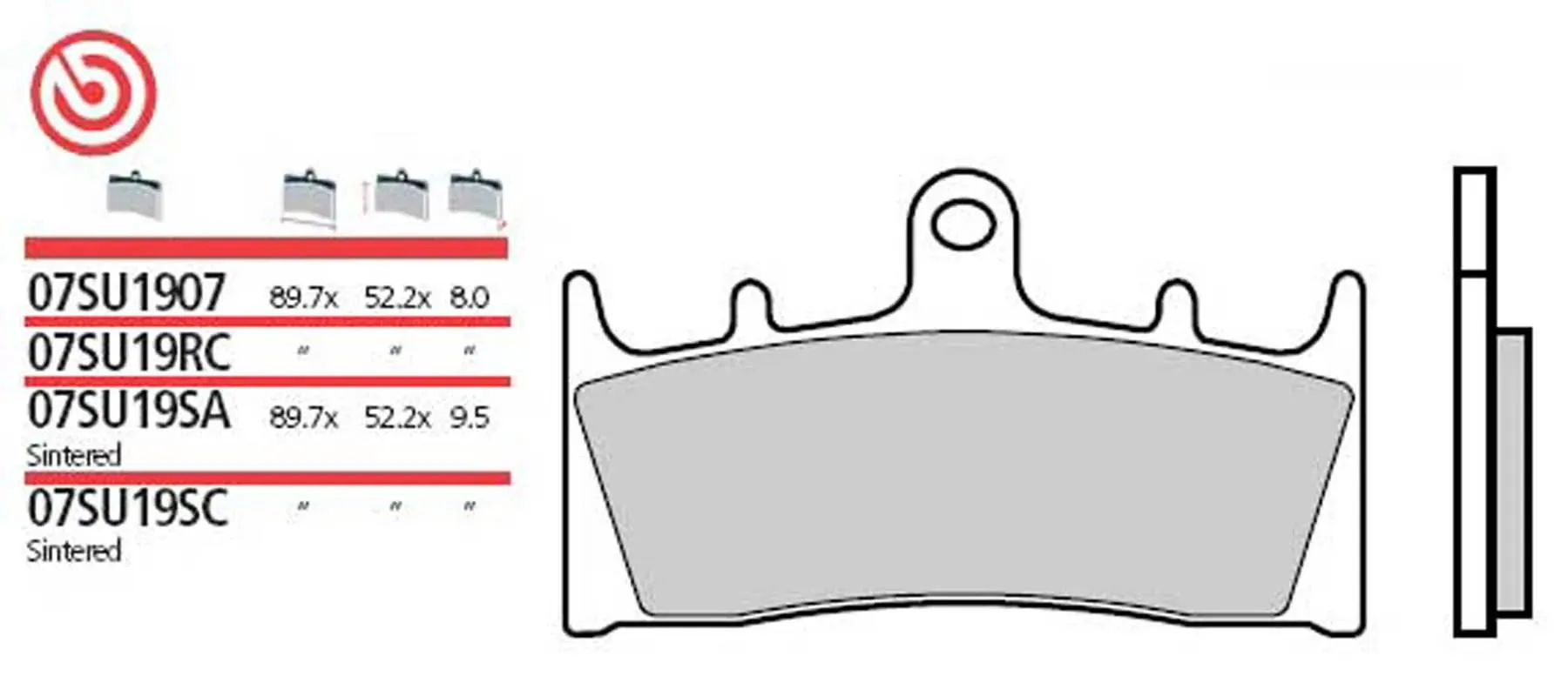 Brembo Bremsbeläge organisch