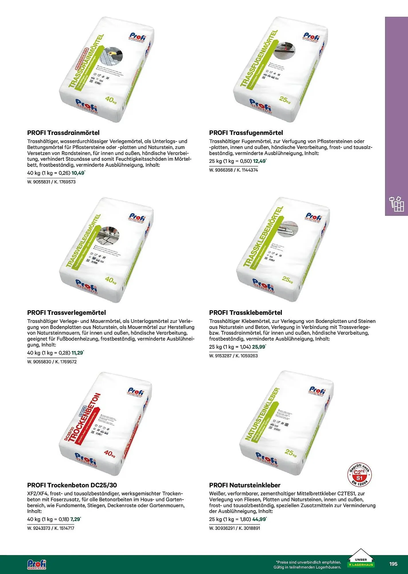 Lagerhaus Flugblatt von 22. Februar bis 31. Mai 2026 - Flugblätt seite  195