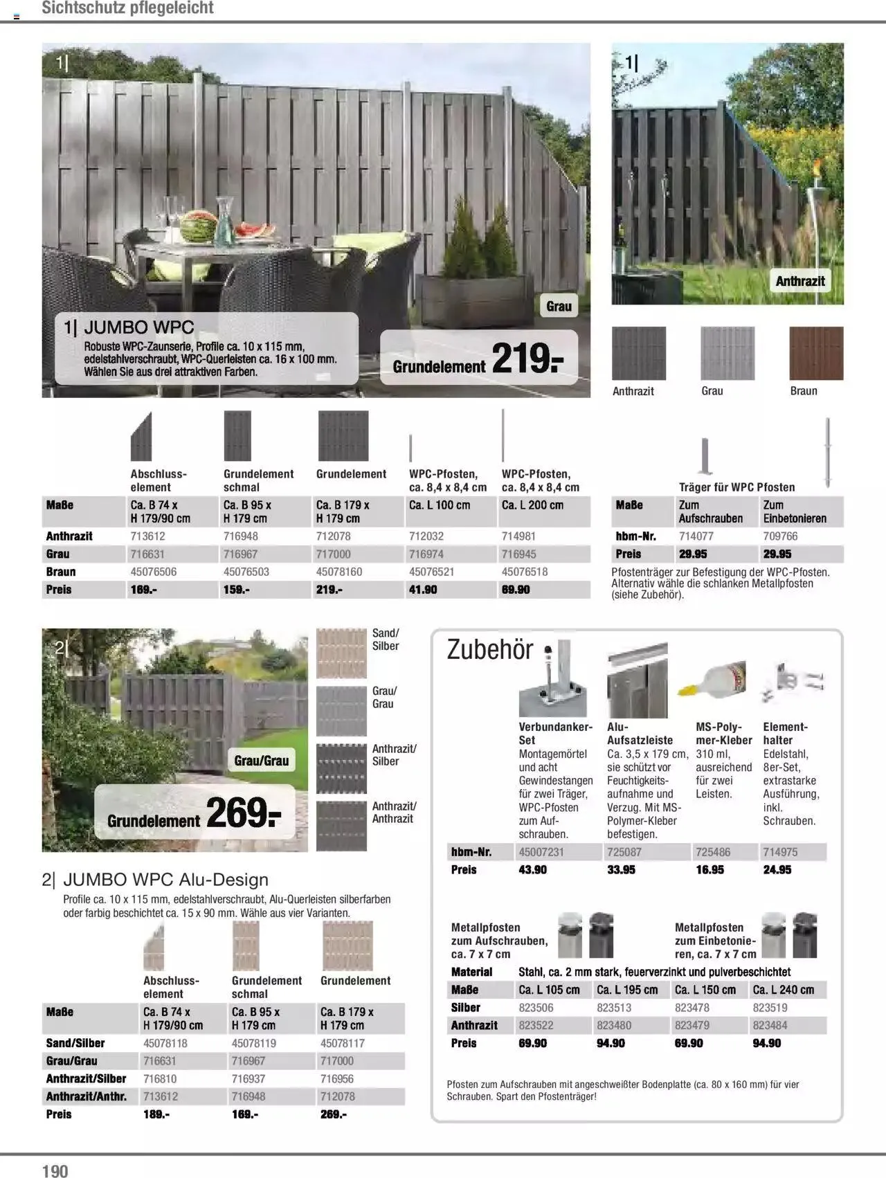 Hagebau Gartenjahr 2023 von 7. März bis 31. Dezember 2023 - Flugblätt seite 190