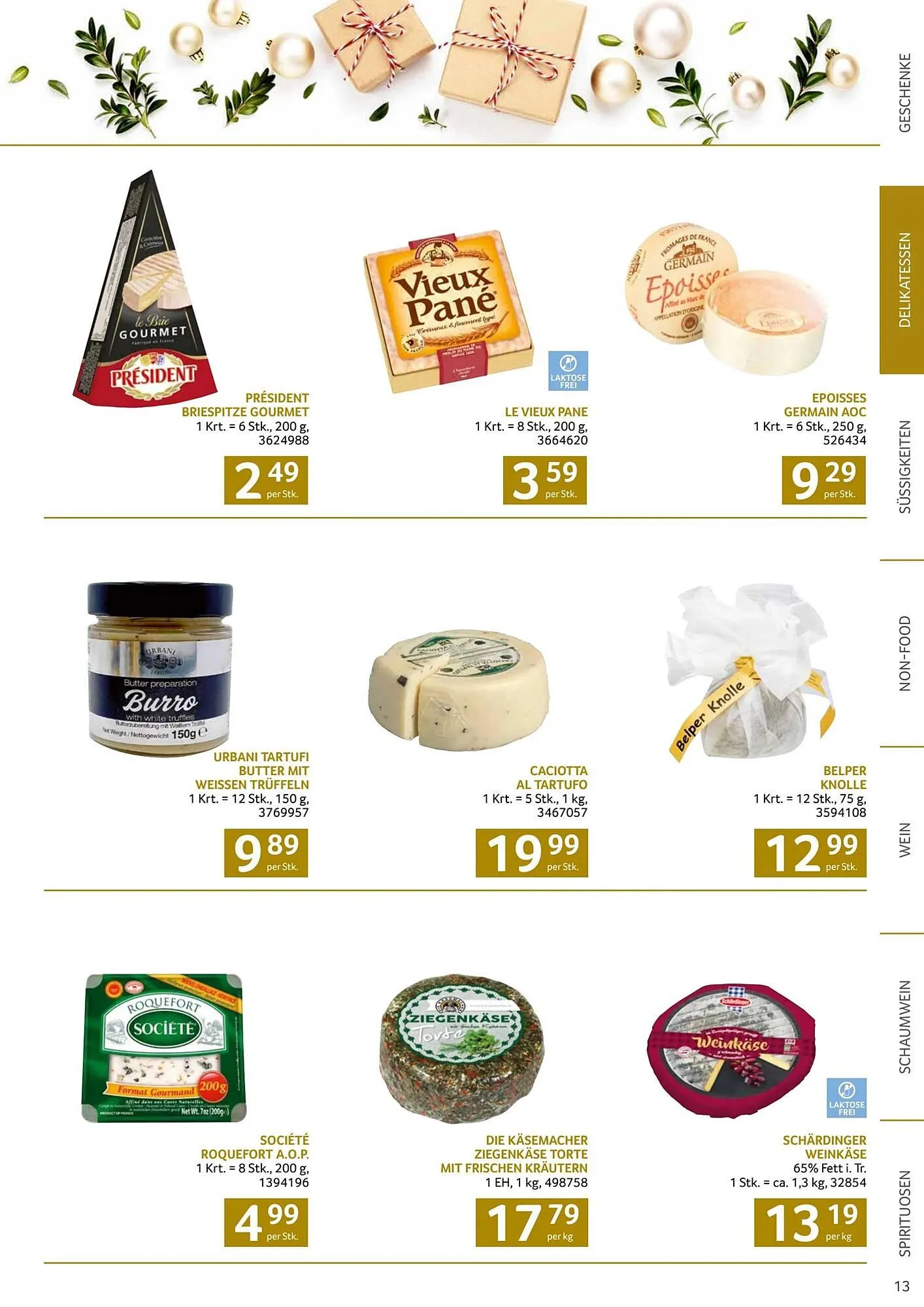 Transgourmet Flugblatt von 13. Oktober bis 24. Dezember 2025 - Flugblätt seite 13