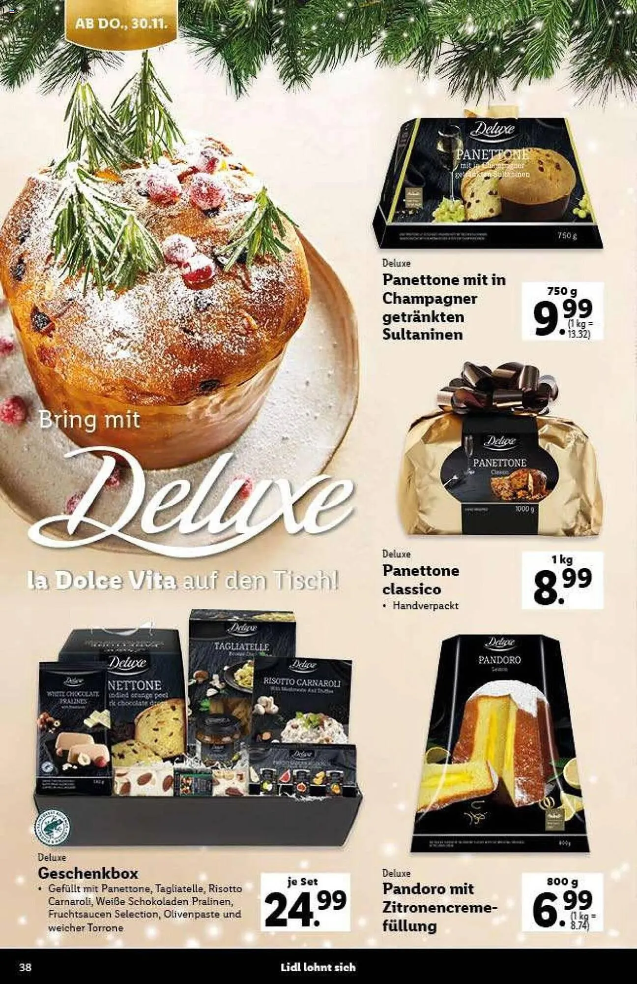 Lidl Flugblatt von 9. November bis 21. Dezember 2023 - Flugblätt seite  38