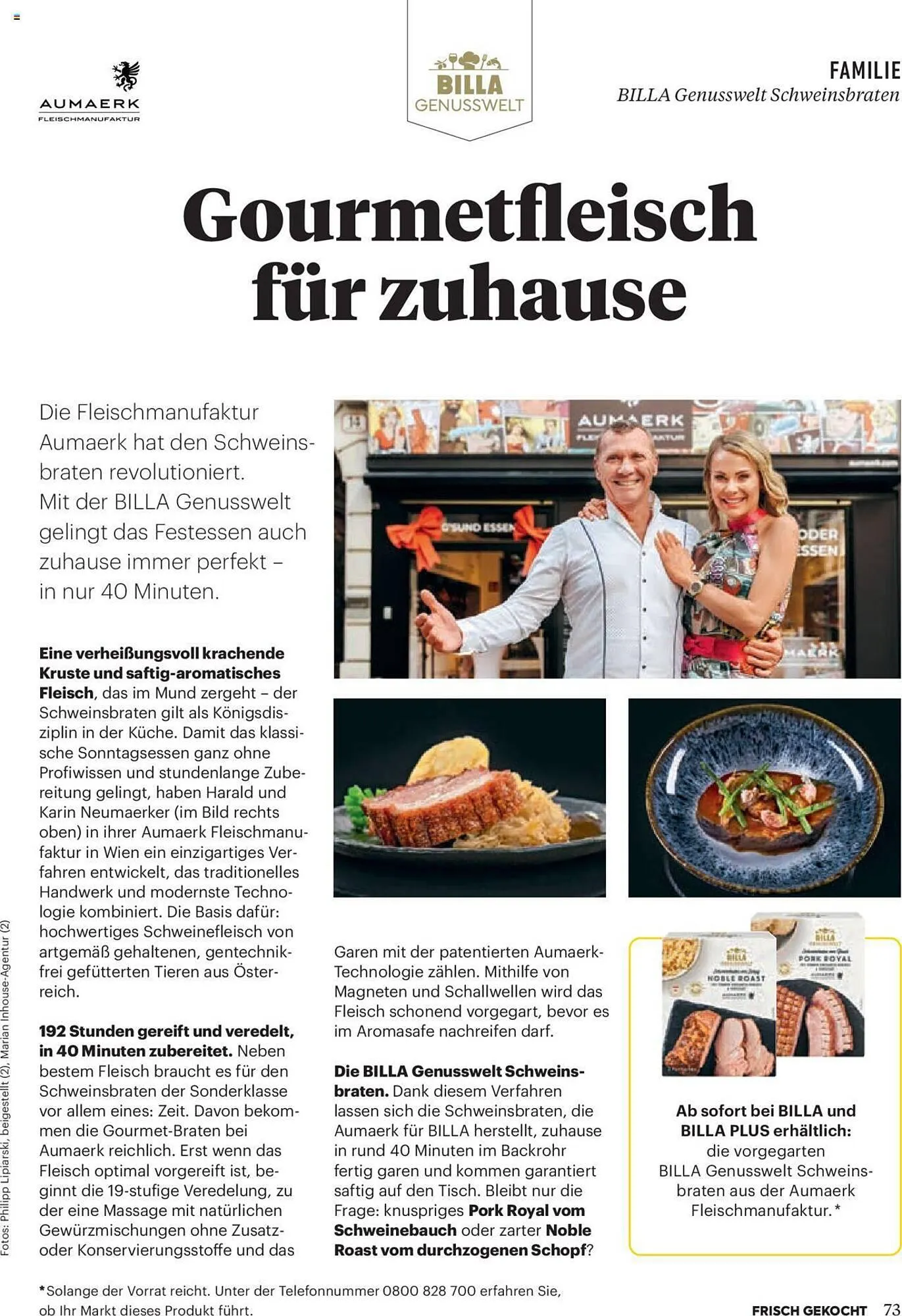 Billa Flugblatt von 1. Dezember bis 31. Dezember 2023 - Flugblätt seite 73