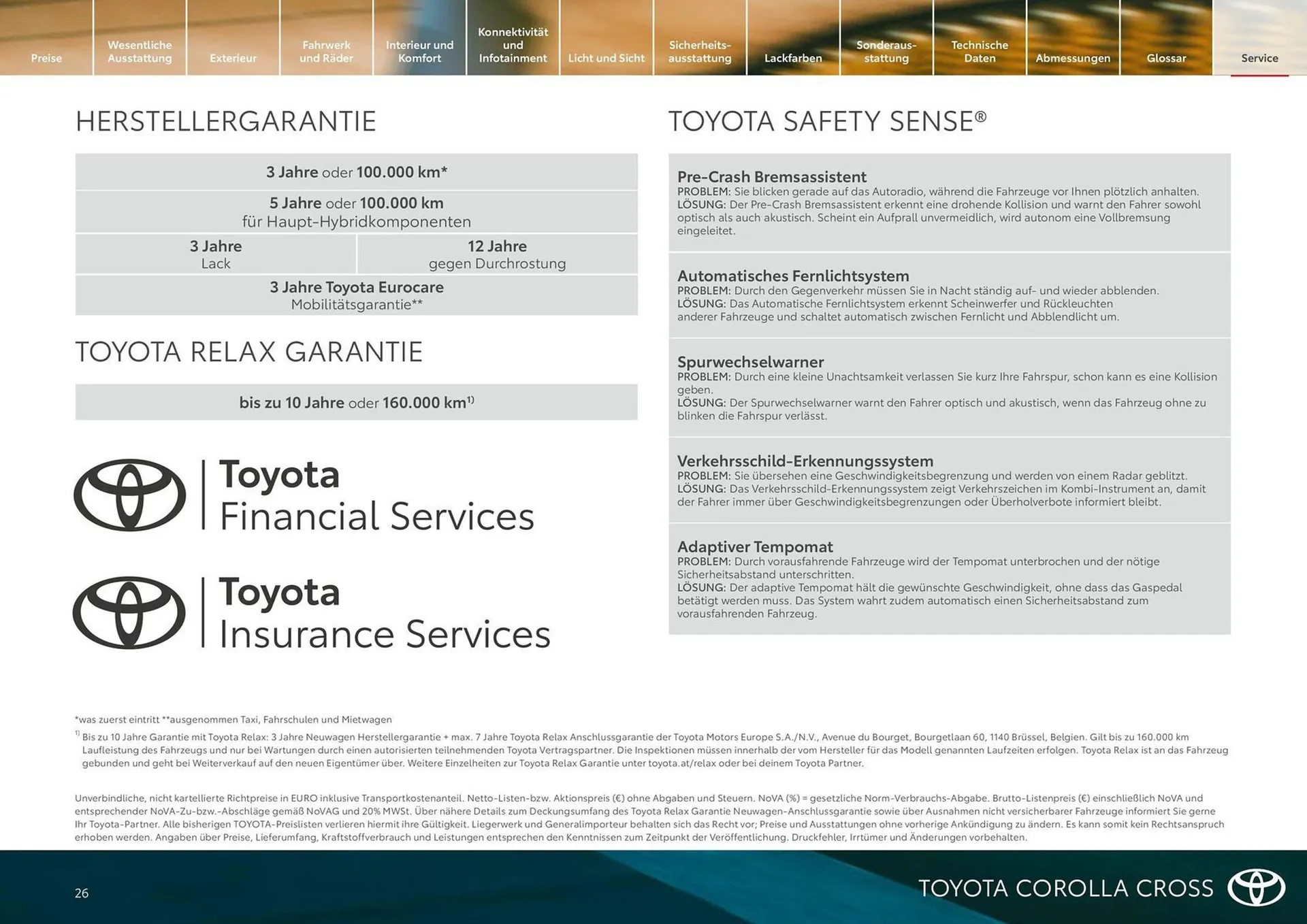 Toyota Flugblatt von 18. Februar bis 31. März 2026 - Flugblätt seite  26
