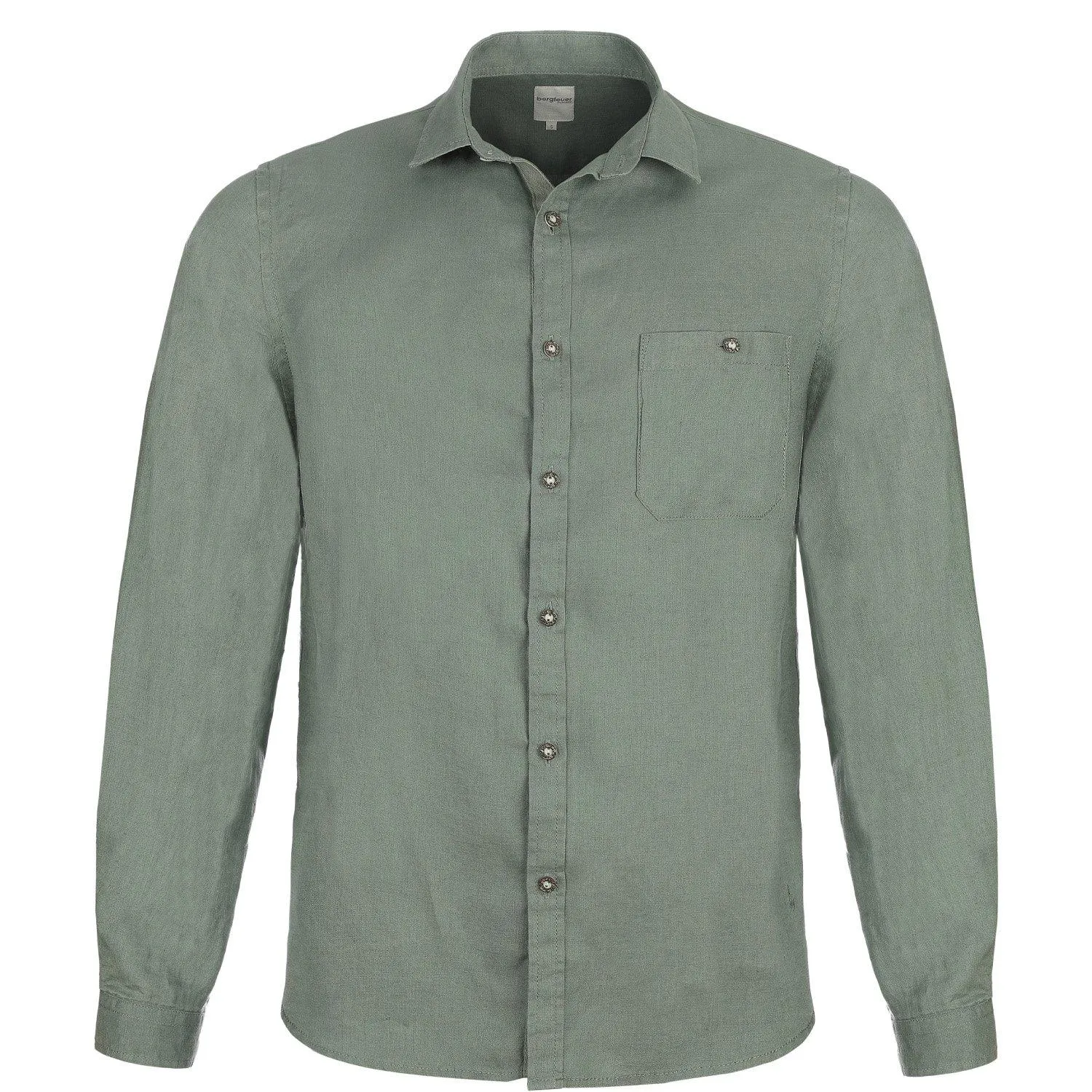 Herren Leinenhemd “Vincent”, Salbei