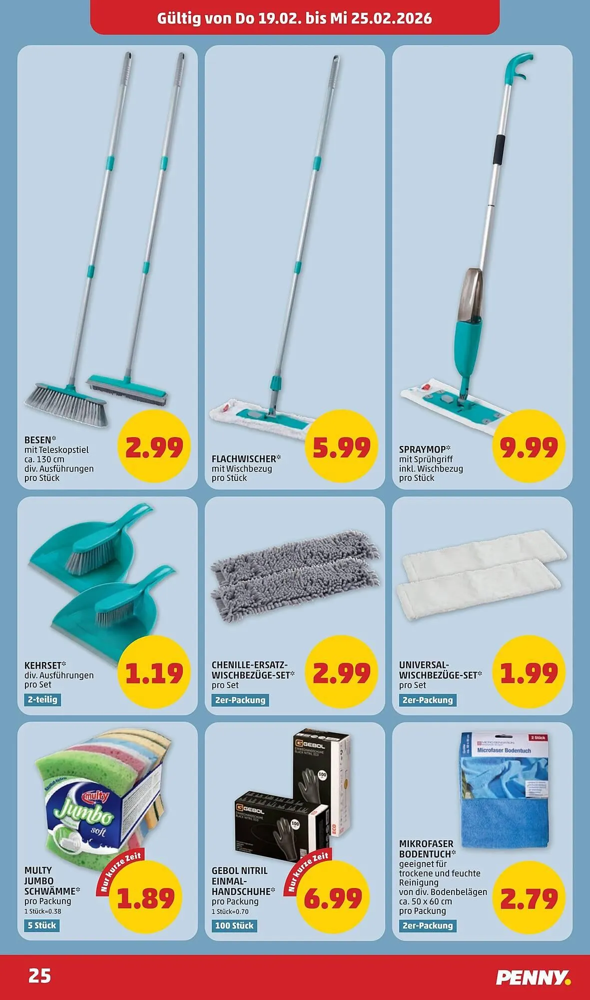 PENNY Flugblatt von 19. Februar bis 26. Februar 2026 - Flugblätt seite 25