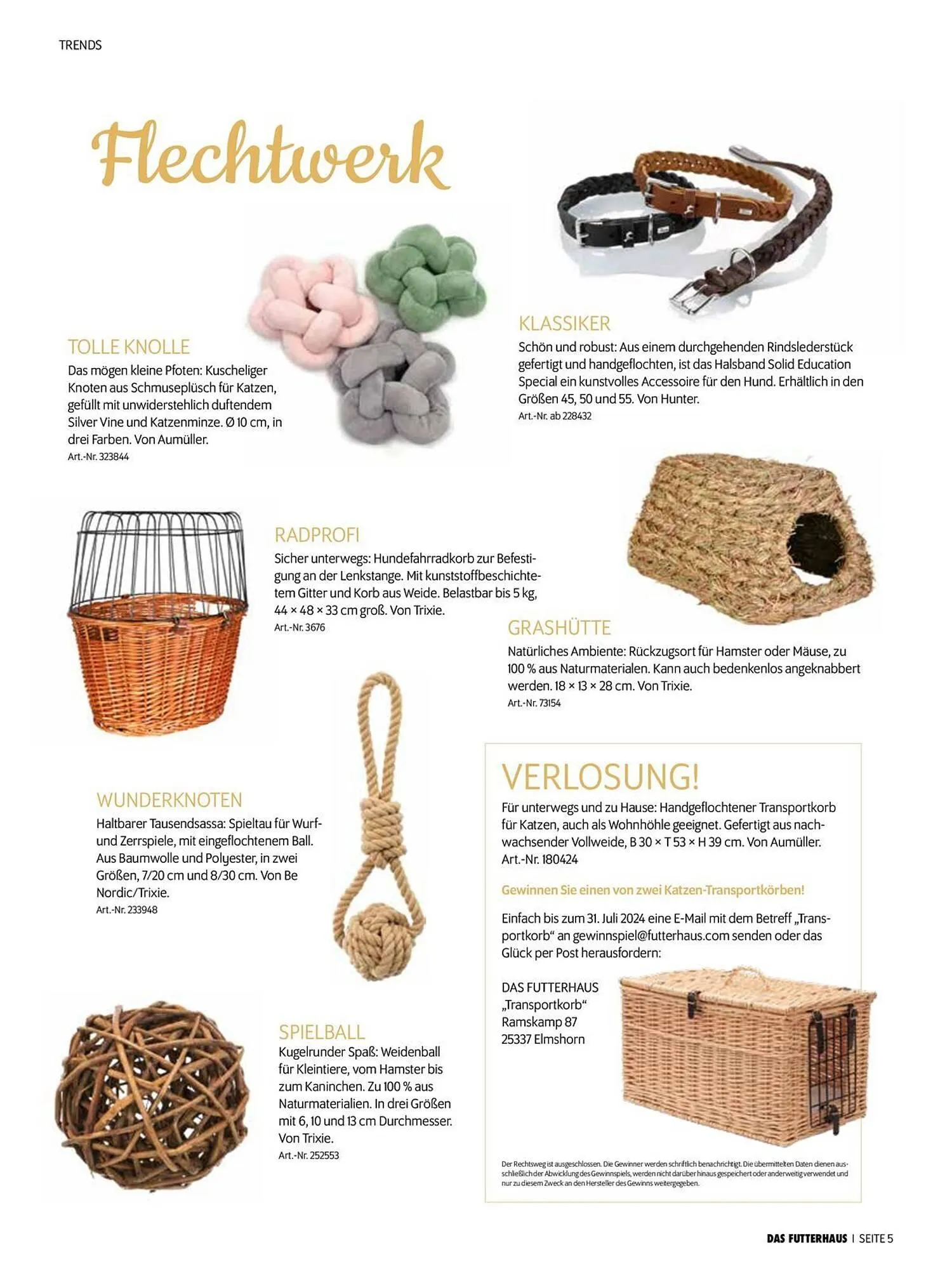 Das Futterhaus Flugblatt von 31. Mai bis 23. Juni 2024 - Flugblätt seite  5