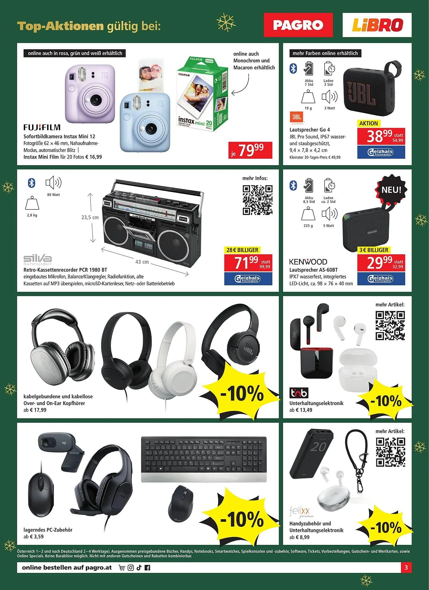 Pagro Diskont Flugblatt von 18. Dezember bis 1. Jänner 2026 - Flugblätt seite 3