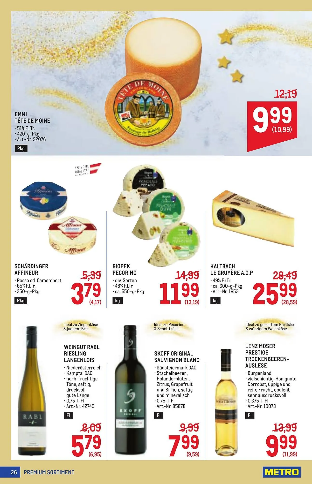 Metro Flugblatt von 11. Dezember bis 7. Jänner 2026 - Flugblätt seite  26