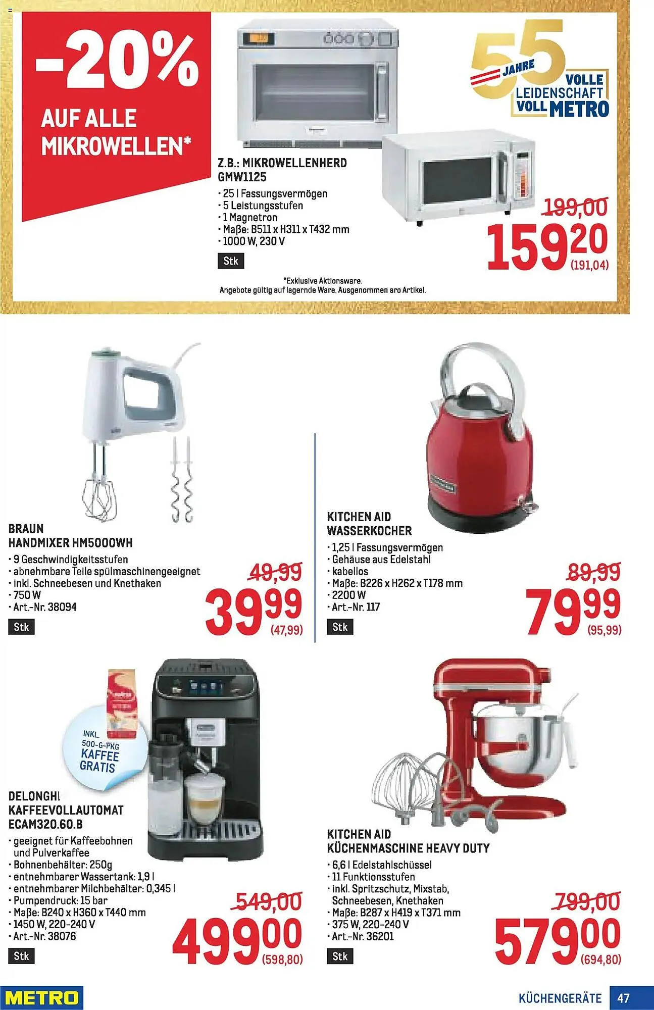 Metro Flugblatt von 5. März bis 18. März 2026 - Flugblätt seite 47