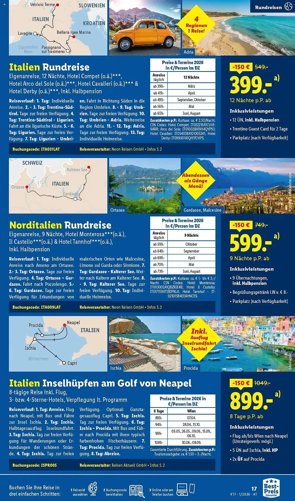 Lidl Flugblatt von 14. Jänner bis 15. Februar 2026 - Flugblätt seite  17