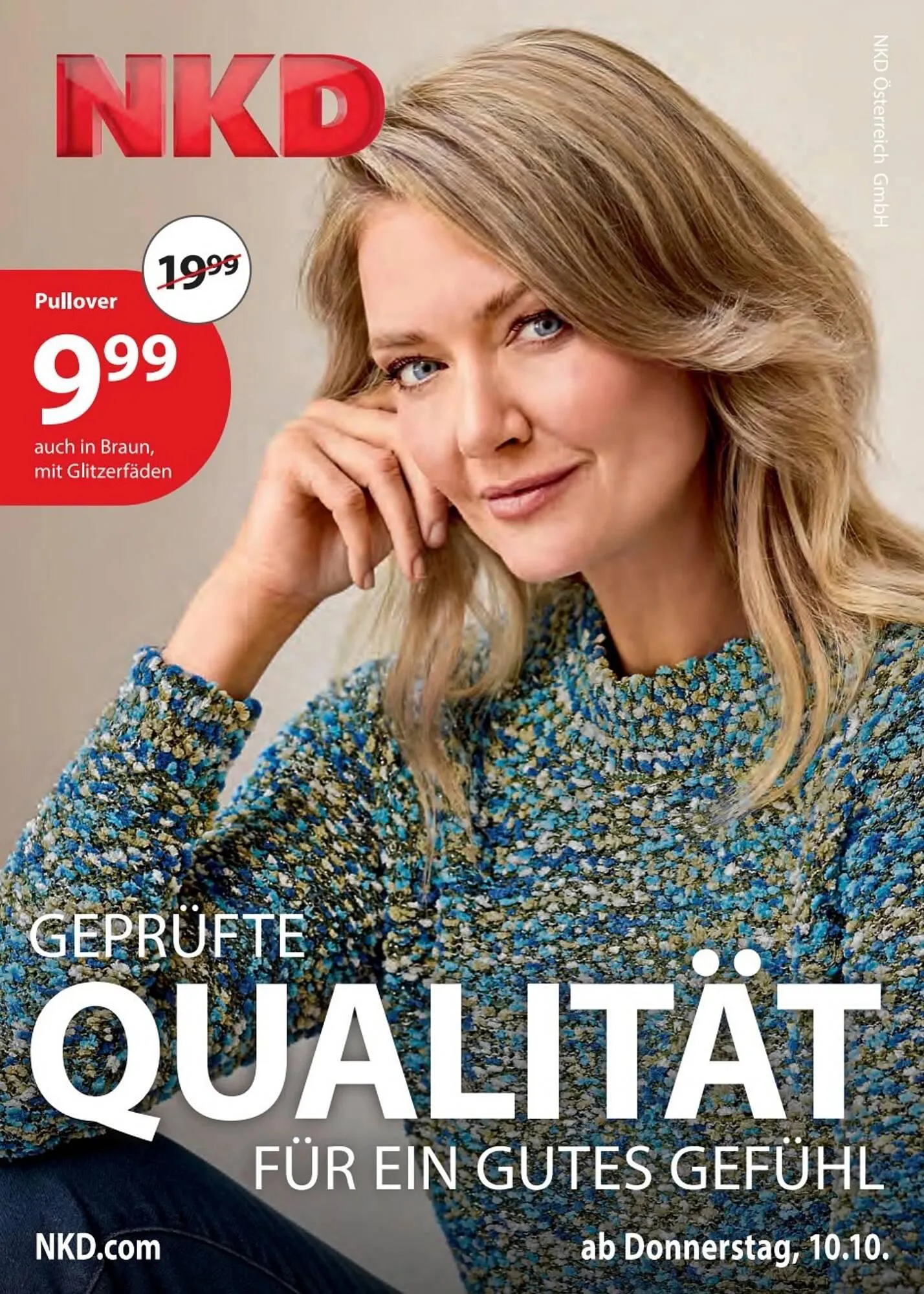 NKD Flugblatt von 10. Oktober bis 1. November 2024 - Flugblätt seite 1