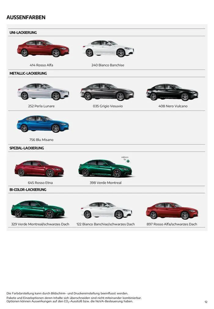 Alfa Romeo Giulia von 7. August bis 7. August 2025 - Flugblätt seite 12