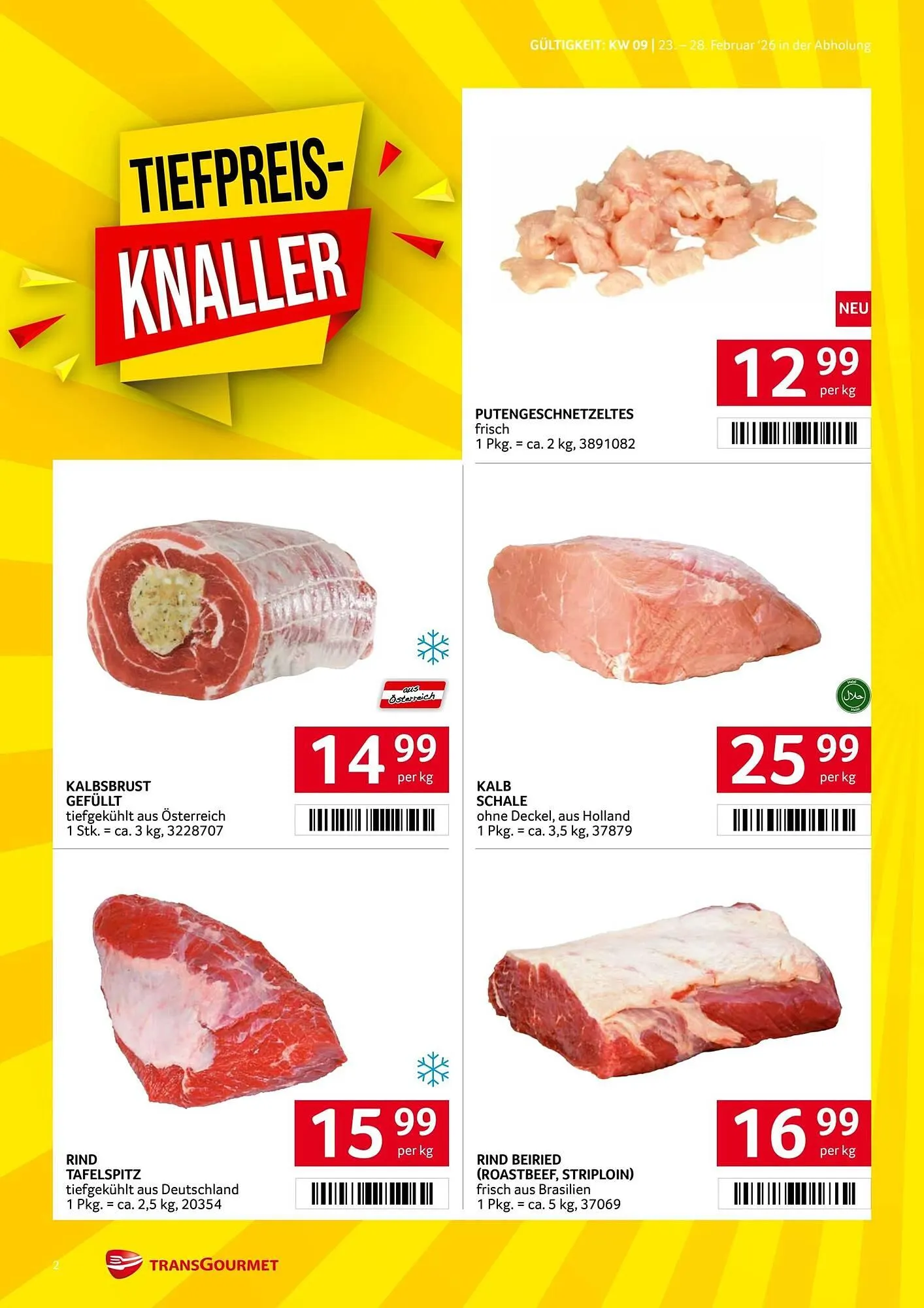 Transgourmet Flugblatt von 23. Februar bis 28. Februar 2026 - Flugblätt seite  2