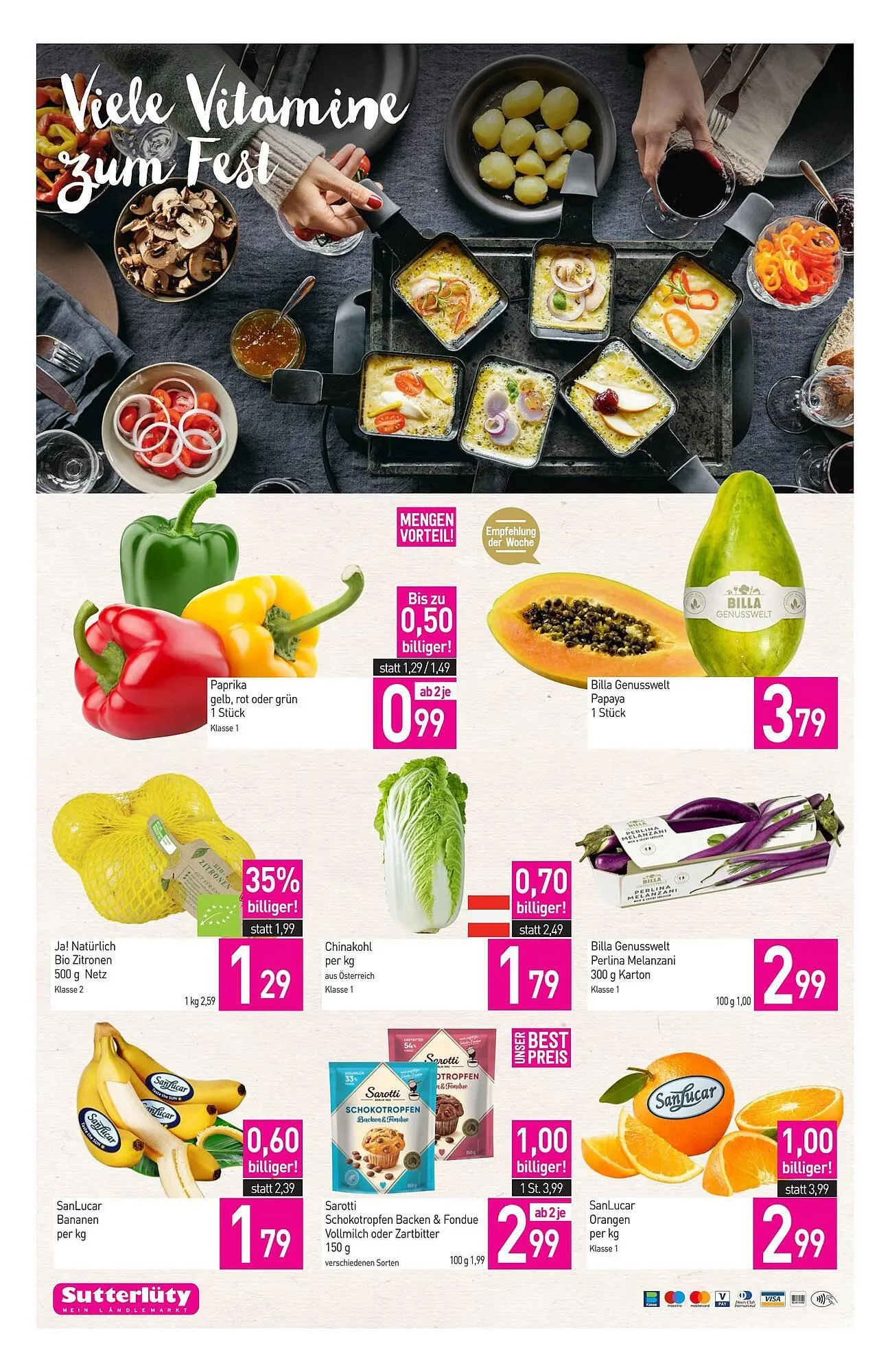Sutterlüty Flugblatt von 22. Dezember bis 27. Dezember 2025 - Flugblätt seite 16